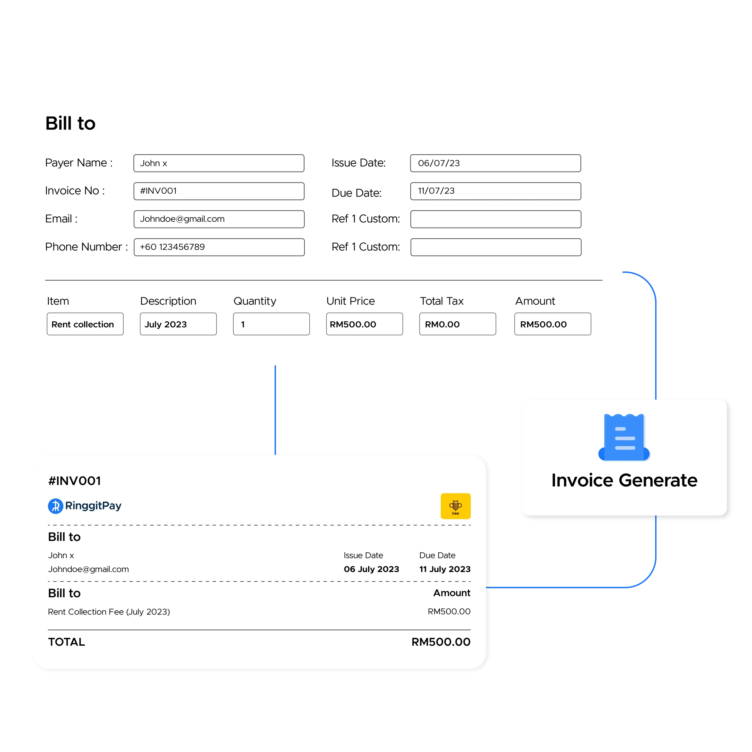 Invoice generator